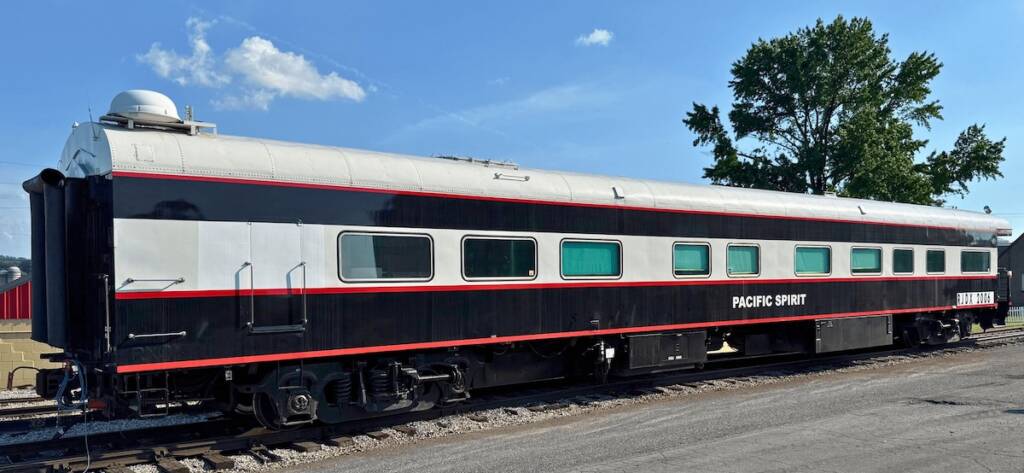 Business car on display