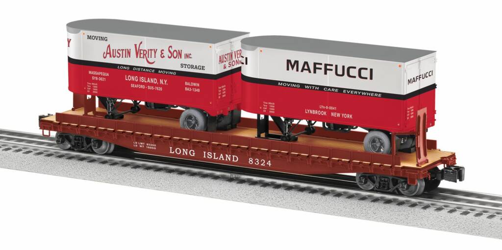 red piece of model rolling stock