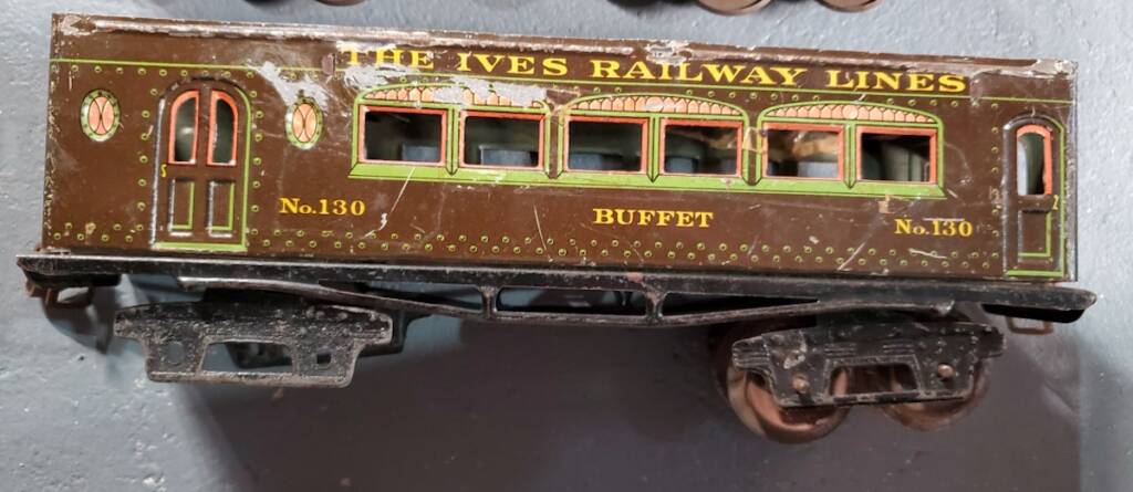 old tinplate passenger car