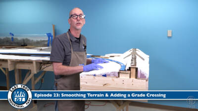 East Troy Industrial Park, Ep. 23 | Smoothing Terrain & Adding a Grade Crossing