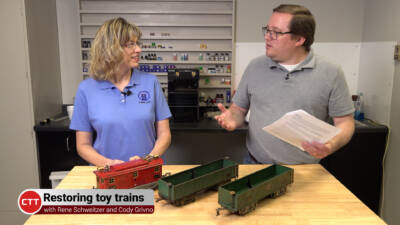 Tips for restoring a vintage toy train