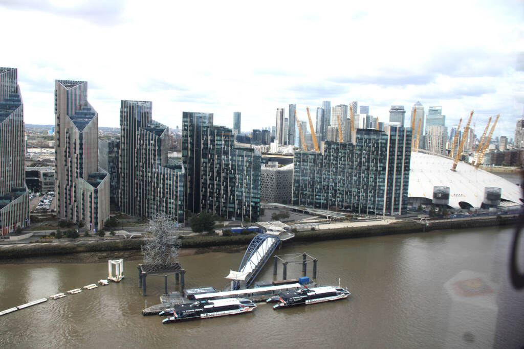 Aerial view of London