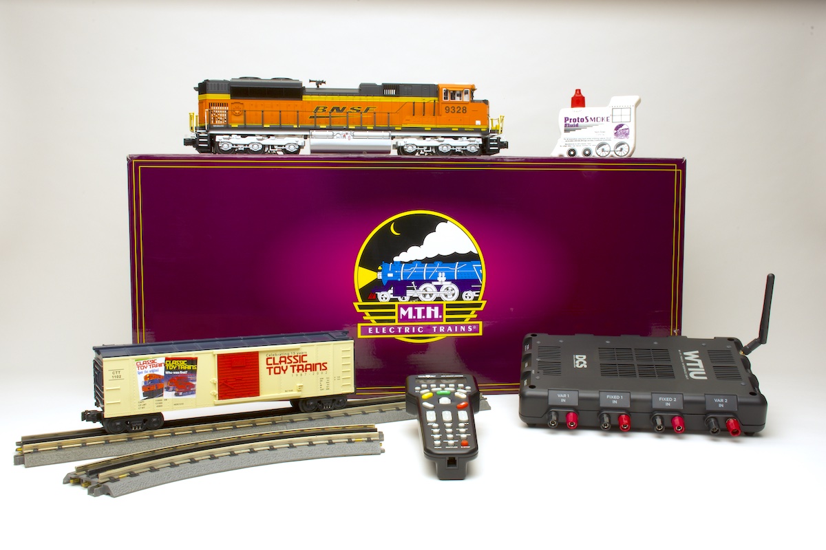 Model train products together