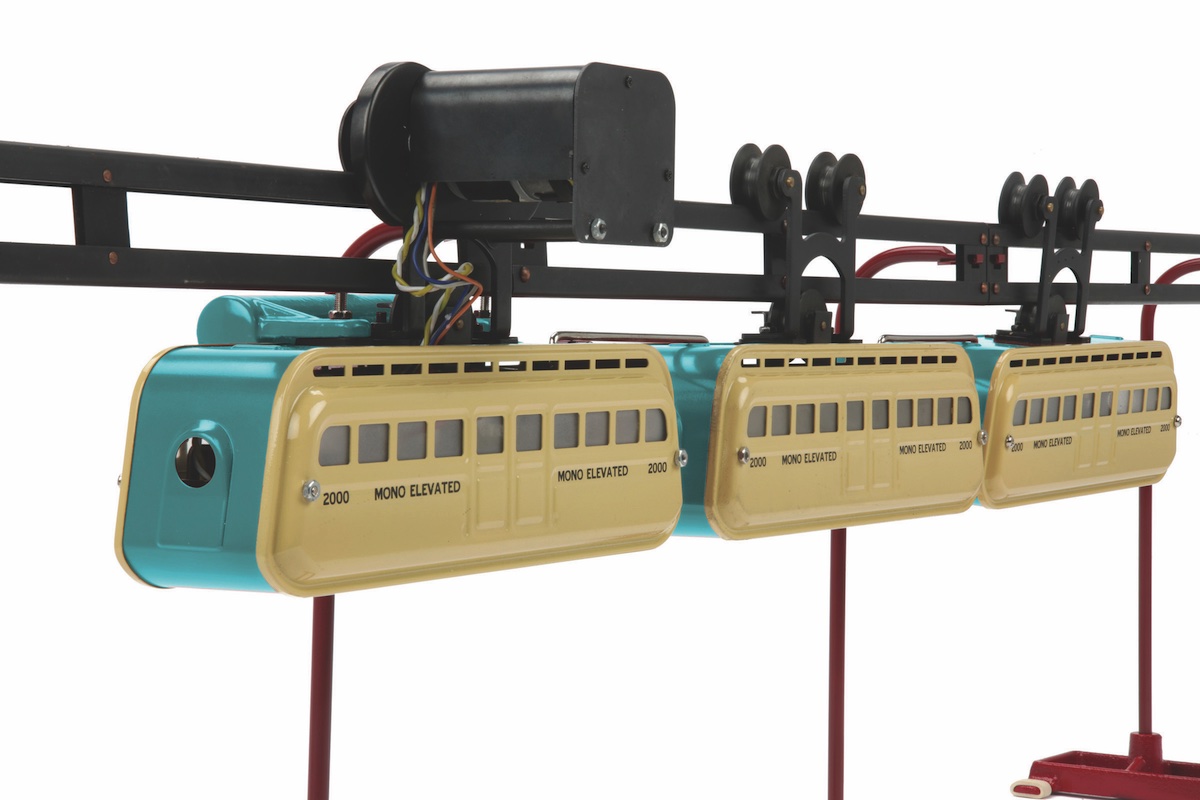 Product photo of tinplate monorail toy