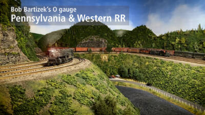 Bob Bartizek’s Pennsylvania & Western RR in O scale