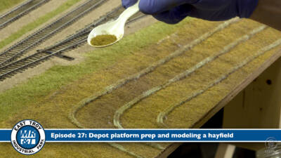 East Troy Industrial Park, Ep. 27 | Depot Platform Prep & Modeling a Hayfield