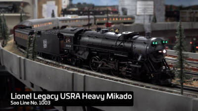 Lionel Legacy 2-8-2 USRA Heavy Mikado steam locomotive