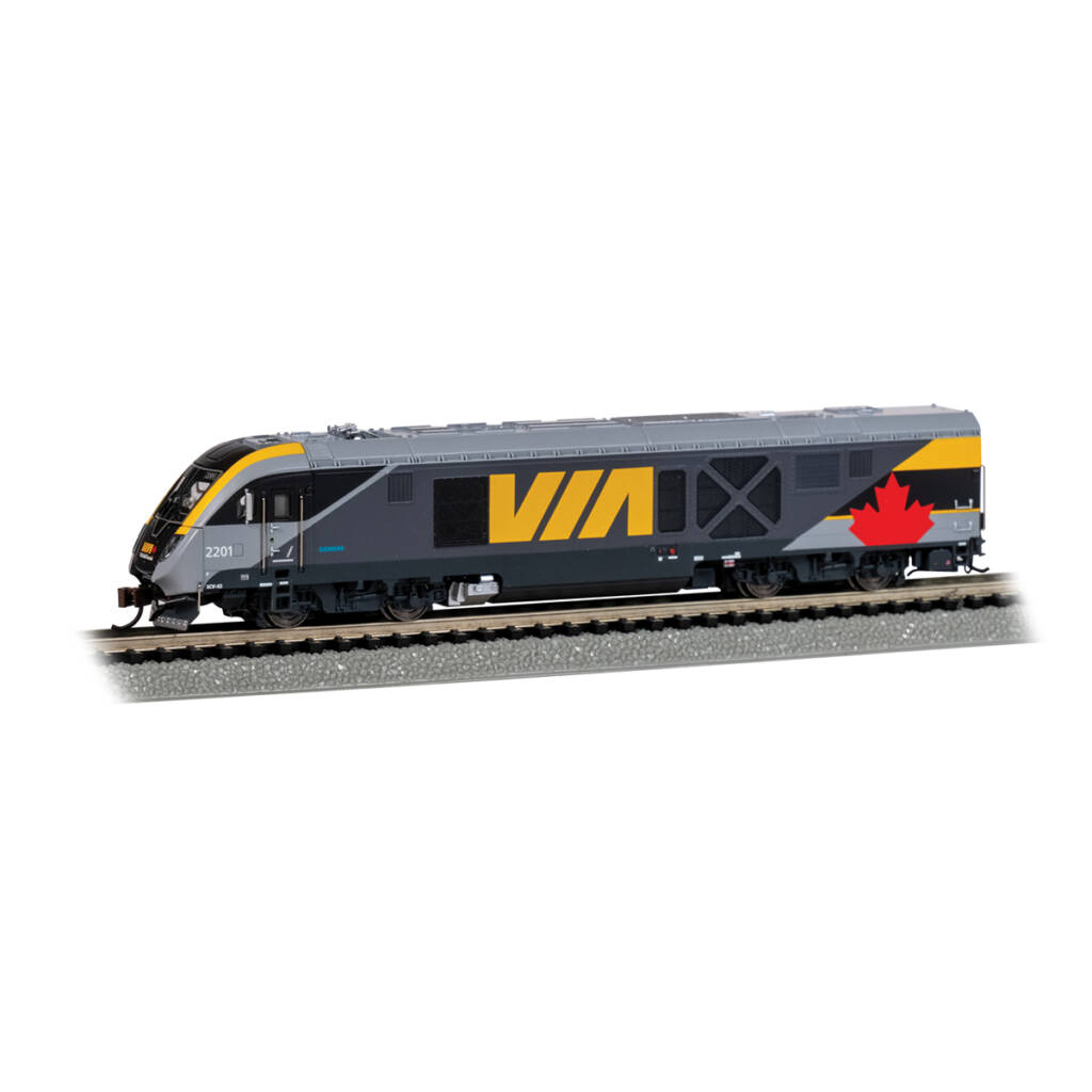A model diesel electric locomotive