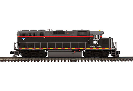 black model diesel locomotive