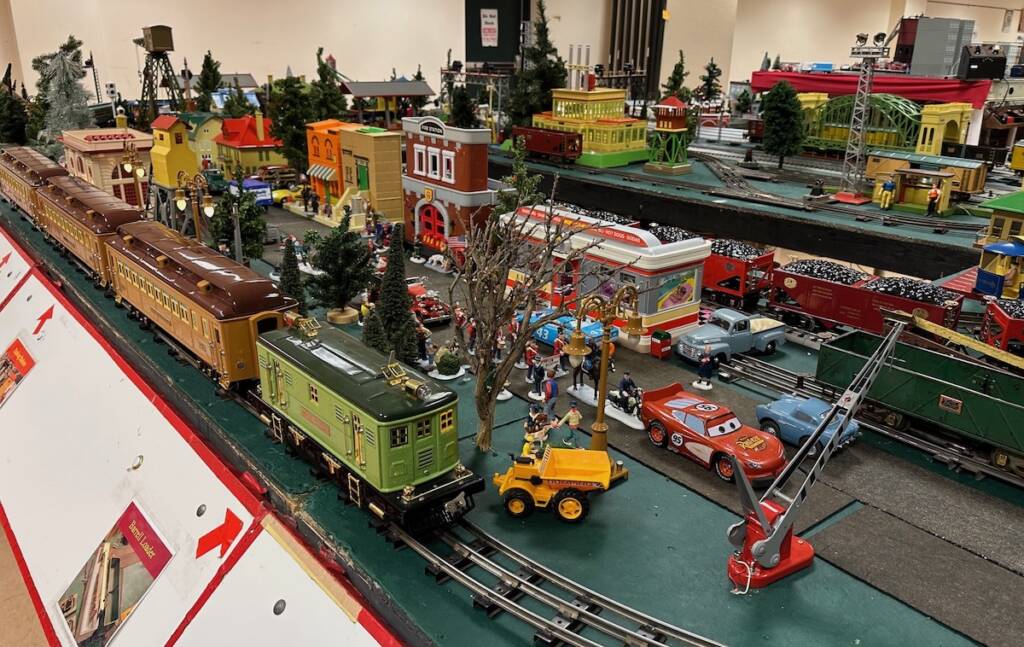 section of colorful layout