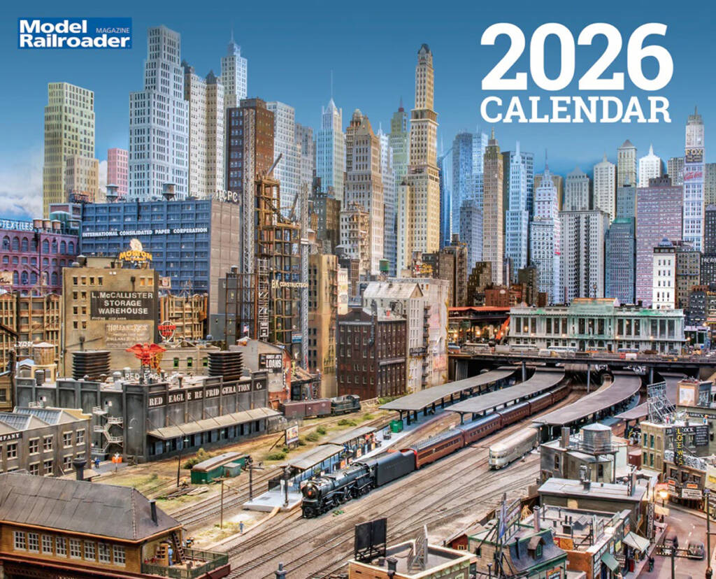 The cover of the Model Railroad 2026 calendar
