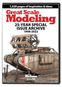 The cover of Great Scale Modeling 25-year special issue archive on DVD