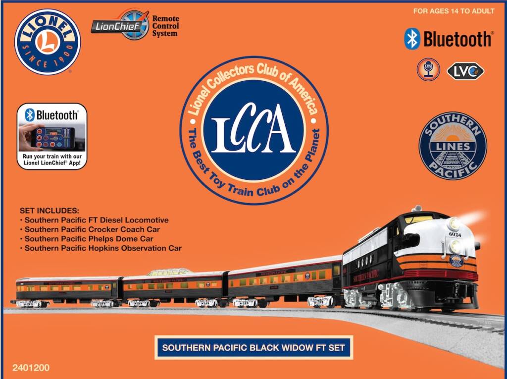 orange train set box