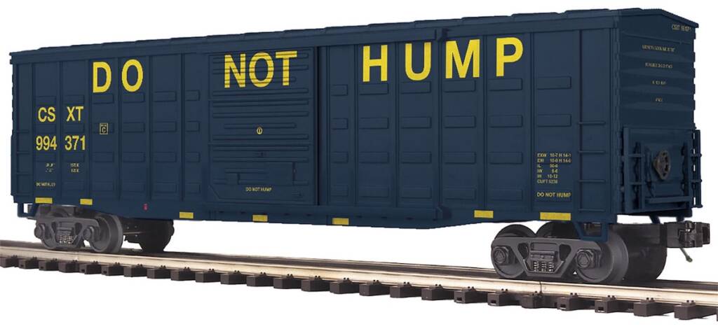 dark blue model boxcar