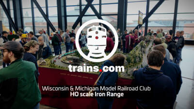 Wisconsin & Michigan Model Railroad Club Display in HO Scale