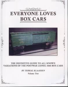 cover of book with model boxcars