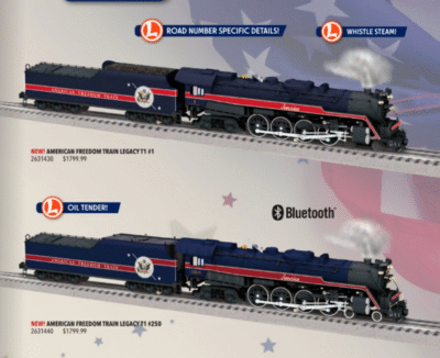 two model steam locomotives