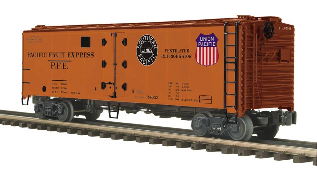 orange model reefer car