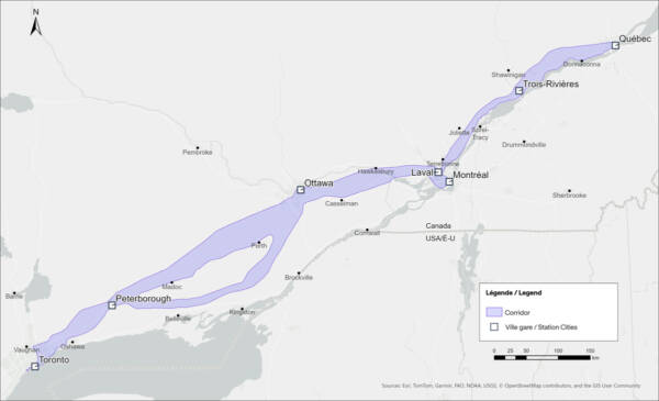 Canadian high-speed project facing opposition in choosing route