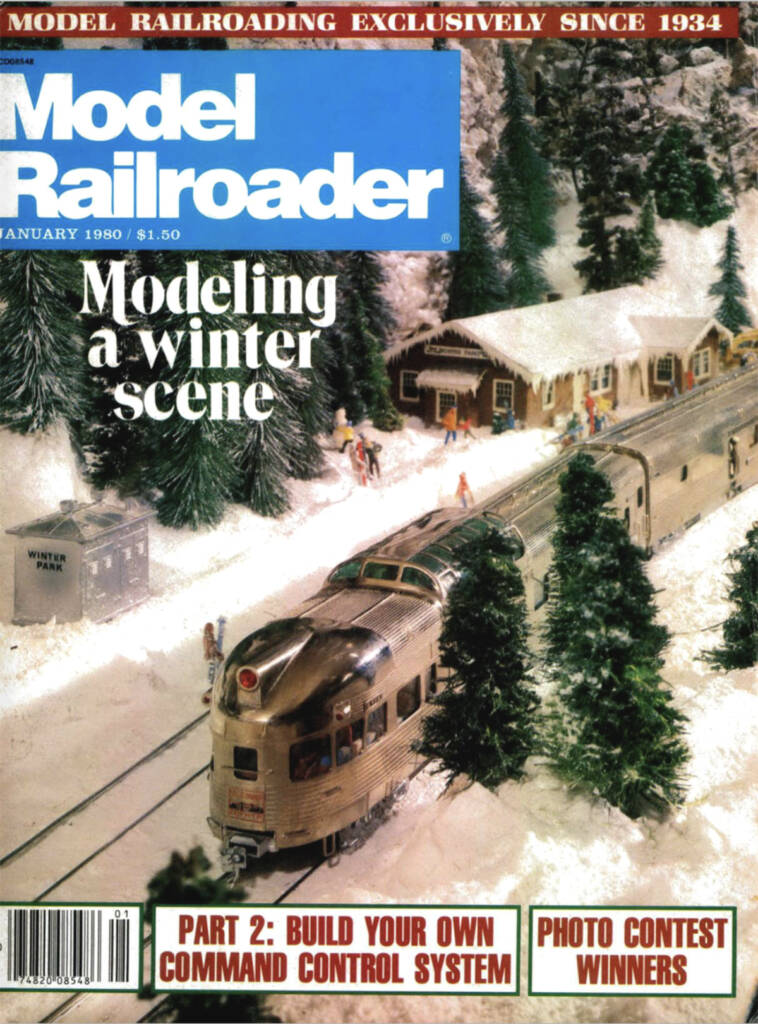The January 1980 cover of Model Railroader
