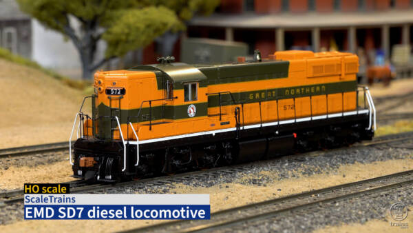 ScaleTrains HO scale EMD SD7 diesel locomotive