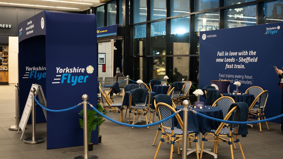 British rail company holds speed dating event to mark speedier service