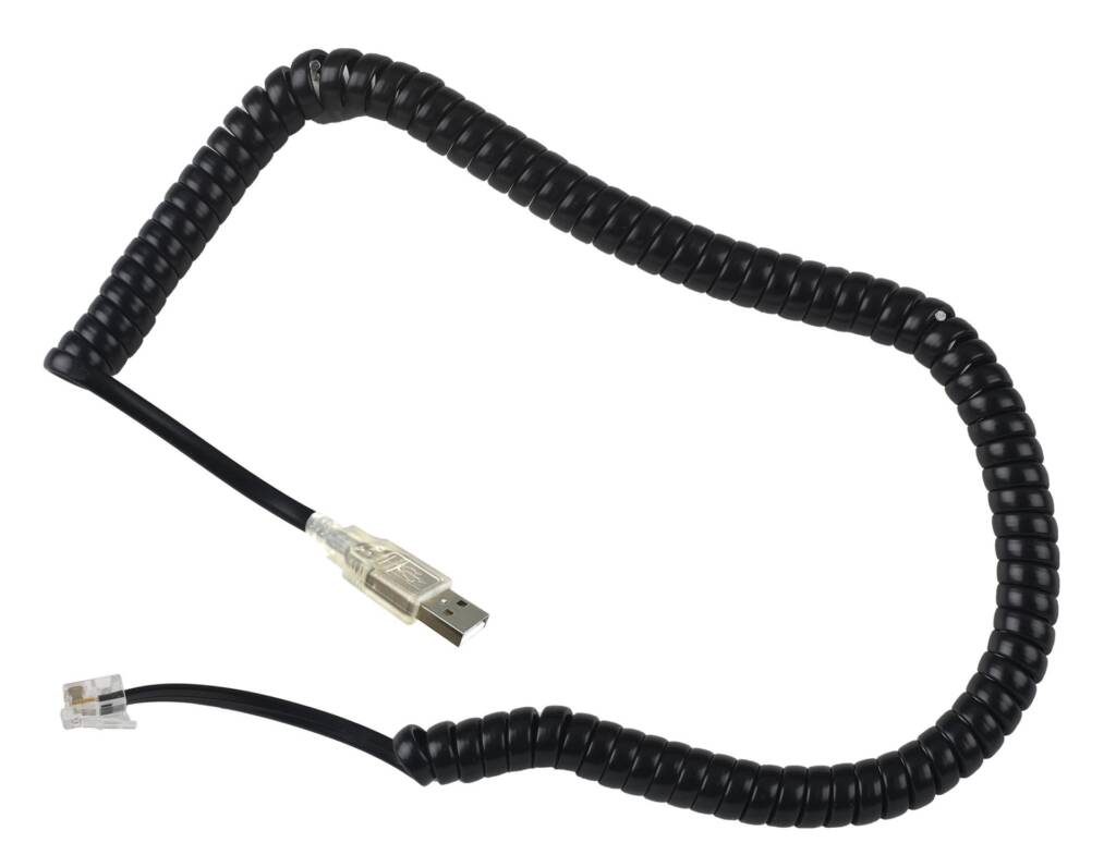 black cable