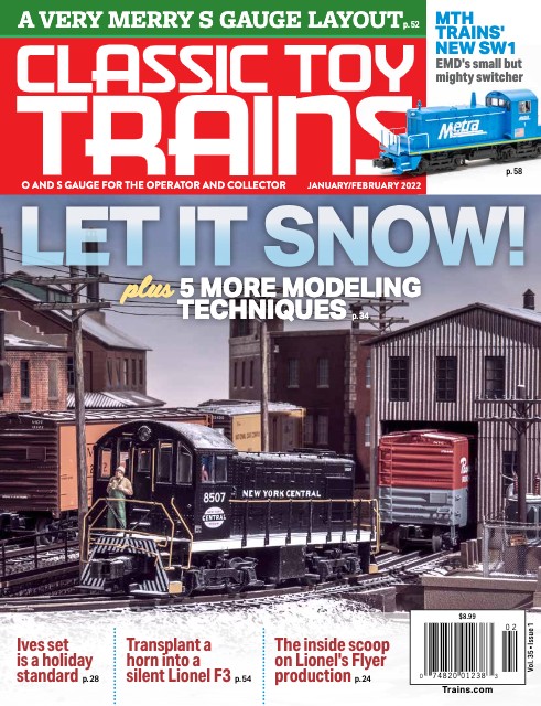 Classic Toy Trains Magazine January 2018 